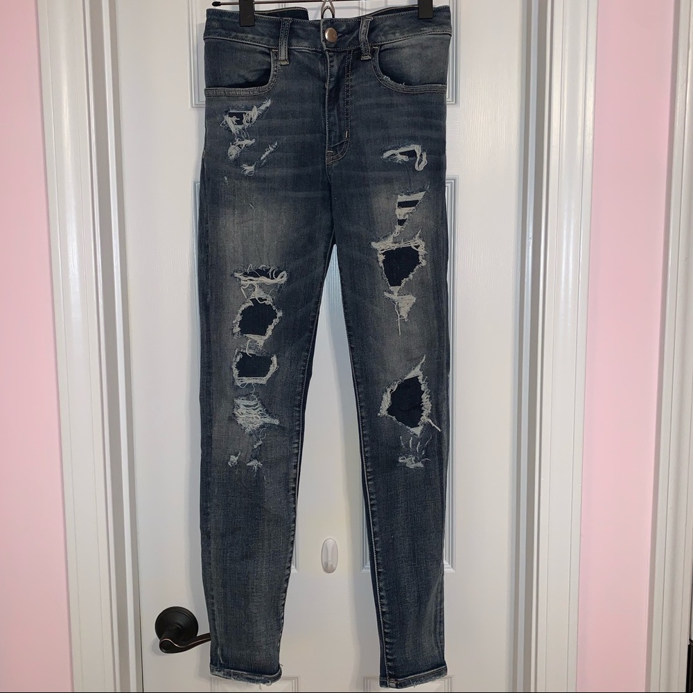 AEO Denim X Café Super Super Stretch Jeans